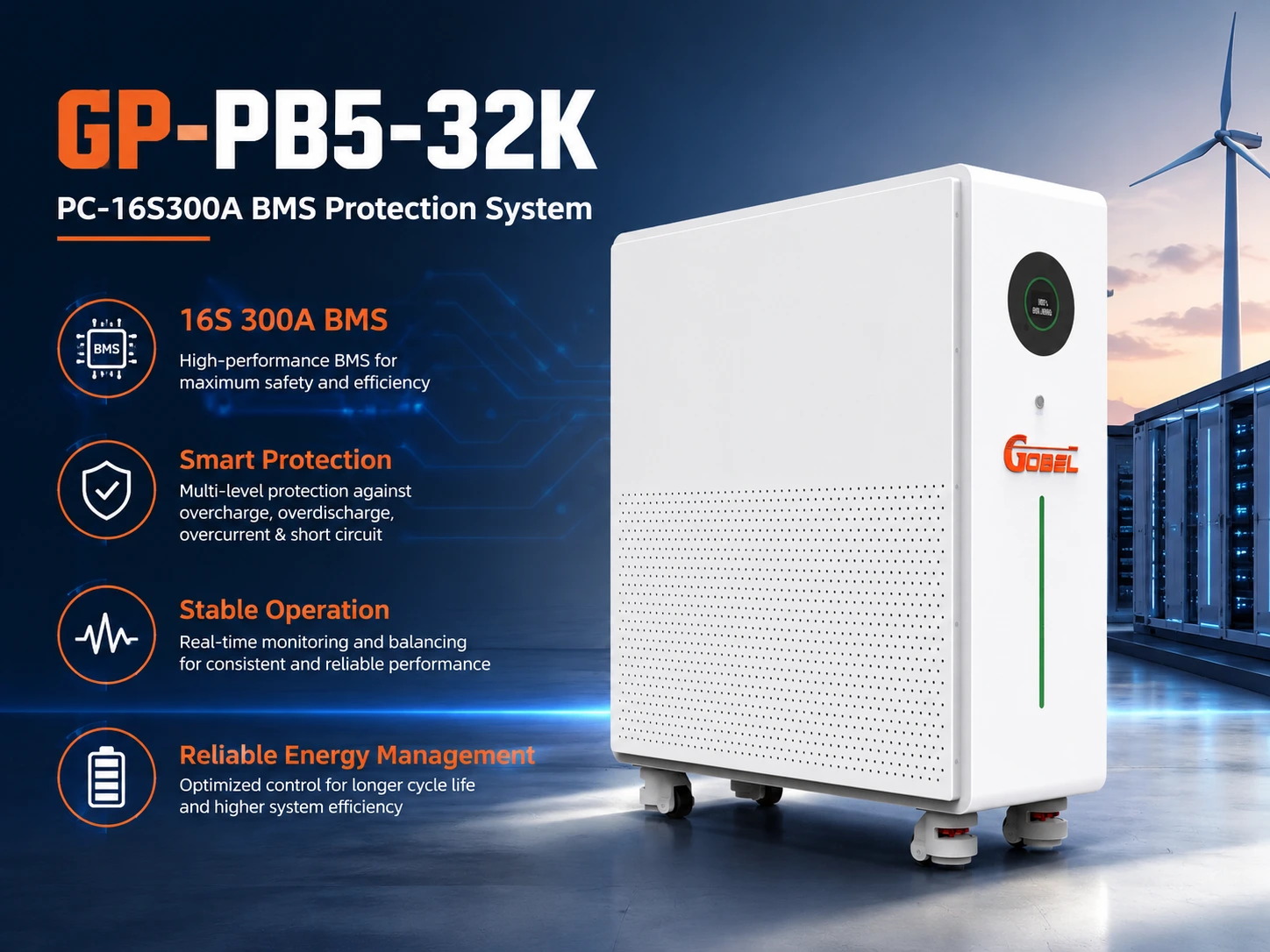GP-PB5-32K PC-16S300A BMS protection system